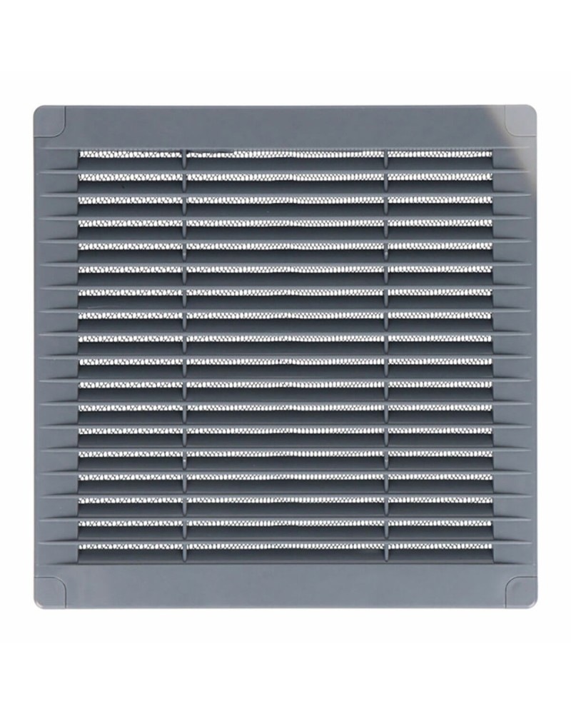Grey EDM ventilation grille 10 x 10 cm for air recirculation
